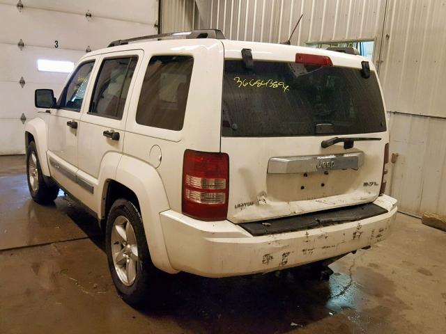 1J8GP58K28W235076 - 2008 JEEP LIBERTY LI WHITE photo 3