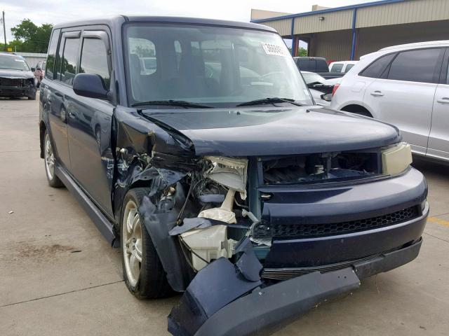 JTLKT324854004738 - 2005 TOYOTA SCION XB შავი ფოტო 1