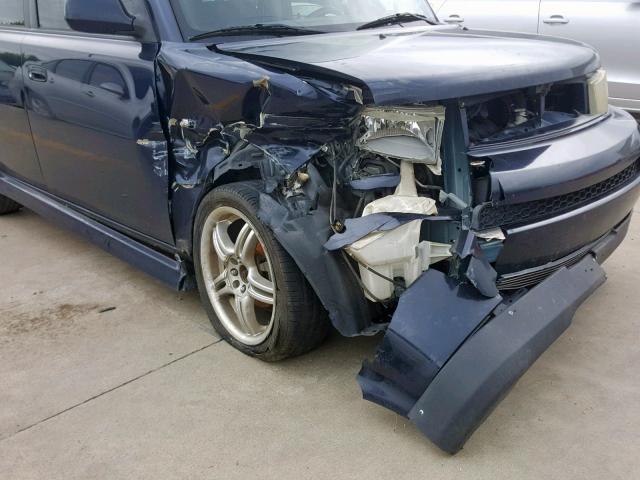 JTLKT324854004738 - 2005 TOYOTA SCION XB შავი ფოტო 10