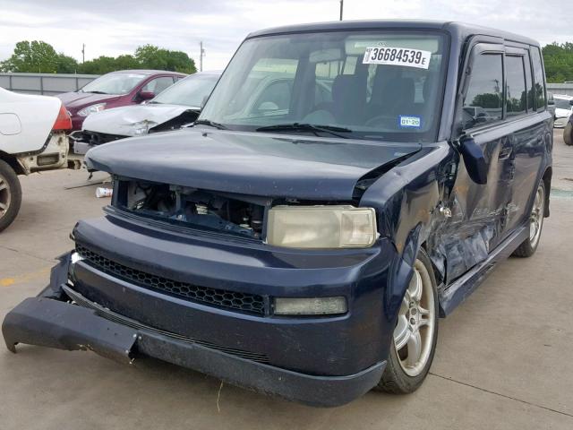 JTLKT324854004738 - 2005 TOYOTA SCION XB შავი ფოტო 2