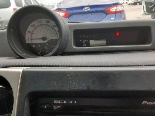 JTLKT324854004738 - 2005 TOYOTA SCION XB შავი ფოტო 8