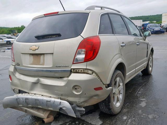 3GNAL3EK2ES510171 - 2014 CHEVROLET CAPTIVA LT GOLD photo 4