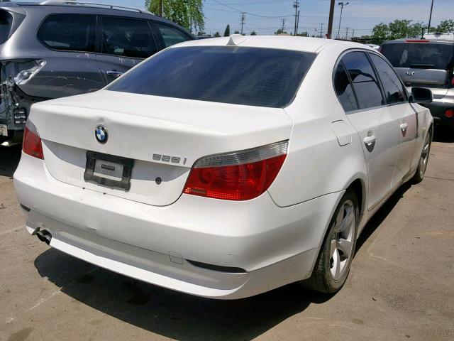 WBANA53544B173924 - 2004 BMW 525 I WHITE photo 4