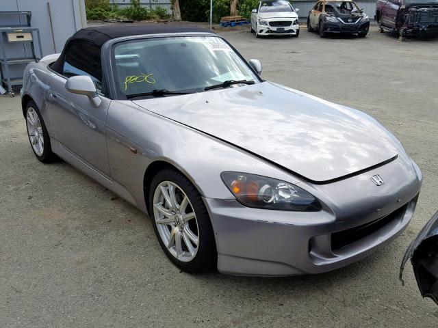 JHMAP21494T000594 - 2004 HONDA S2000 SILVER photo 1