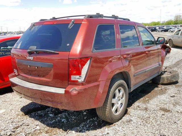 1J8GR48K09C519796 - 2009 JEEP GRAND CHER RED photo 4