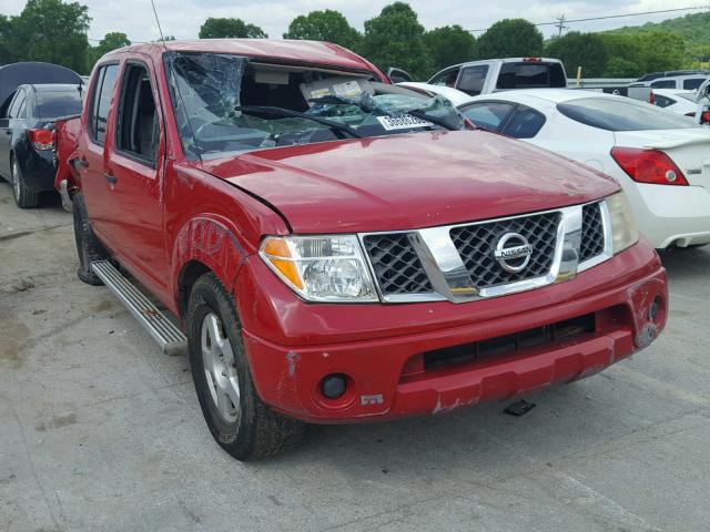 1N6AD07U88C436930 - 2008 NISSAN FRONTIER C RED photo 1