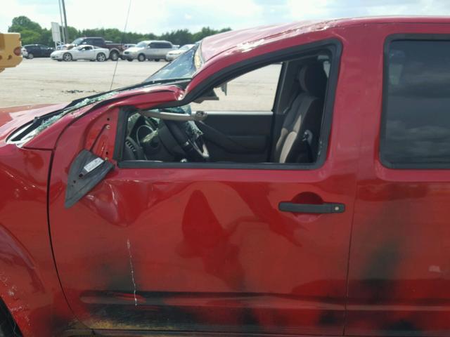 1N6AD07U88C436930 - 2008 NISSAN FRONTIER C RED photo 10