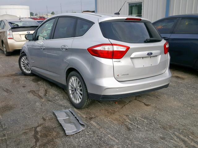 1FADP5BU2GL102103 - 2016 FORD C-MAX SEL SILVER photo 3