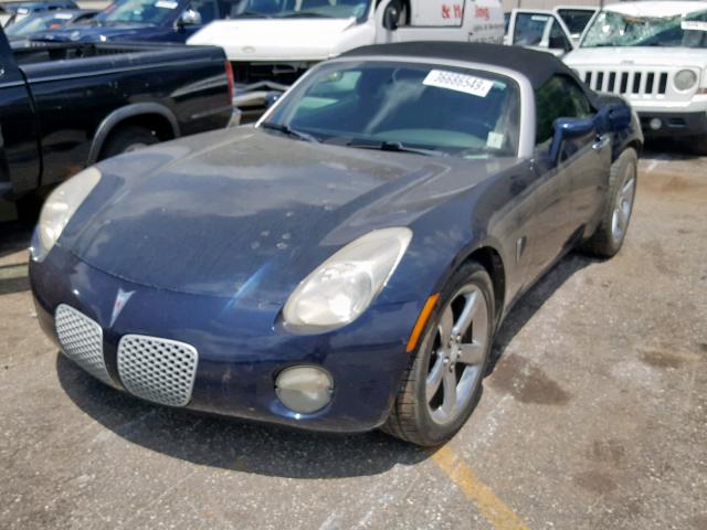 1G2MB35B76Y116916 - 2006 PONTIAC SOLSTICE BLUE photo 2