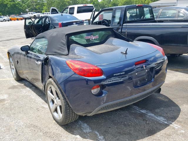 1G2MB35B76Y116916 - 2006 PONTIAC SOLSTICE BLUE photo 3