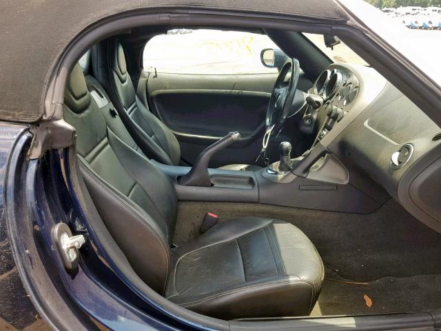 1G2MB35B76Y116916 - 2006 PONTIAC SOLSTICE BLUE photo 5