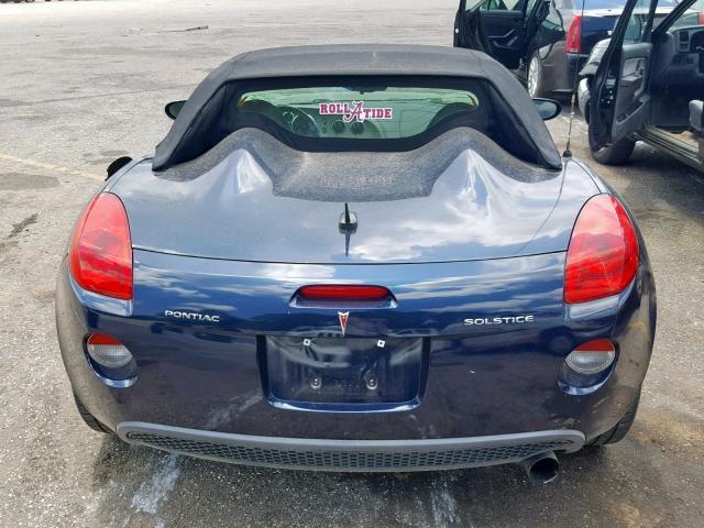 1G2MB35B76Y116916 - 2006 PONTIAC SOLSTICE BLUE photo 6