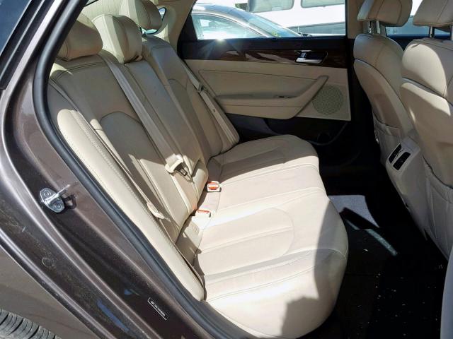 5NPE34AF1HH596094 - 2017 HYUNDAI SONATA SPO BROWN photo 6