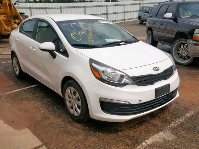 KNADM4A3XG6557511 - 2016 KIA RIO LX WHITE photo 1