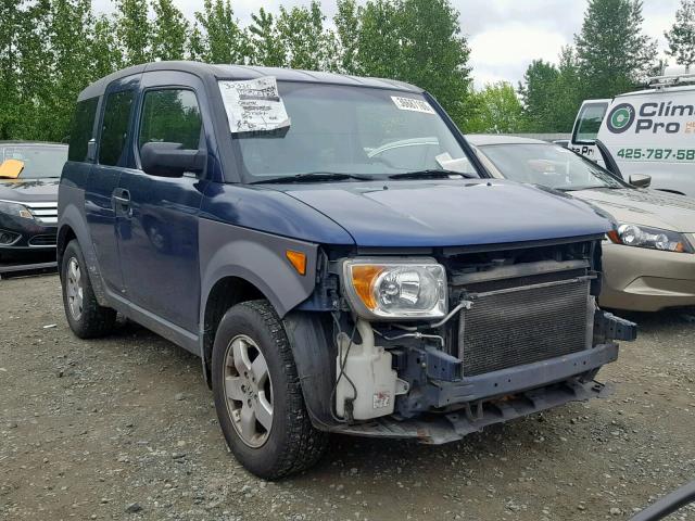 5J6YH28583L051363 - 2003 HONDA ELEMENT EX BLUE photo 1