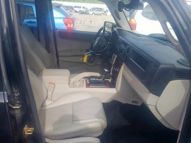 1J8HH58277C580833 - 2007 JEEP COMMANDER შავი ფოტო 5
