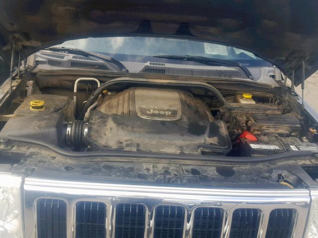 1J8HH58277C580833 - 2007 JEEP COMMANDER შავი ფოტო 7