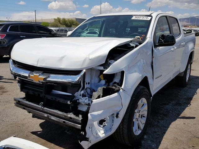 1GCGSCEN5J1261750 - 2018 CHEVROLET COLORADO L WHITE photo 2
