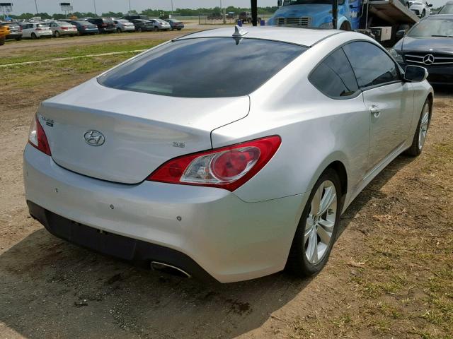 KMHHU6KHXCU073530 - 2012 HYUNDAI GENESIS CO SILVER photo 4