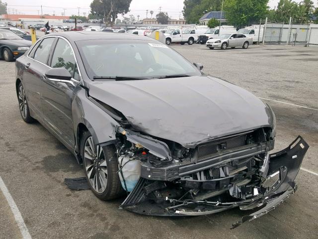 3LN6L5E98HR665614 - 2017 LINCOLN MKZ RESERV CHARCOAL photo 1