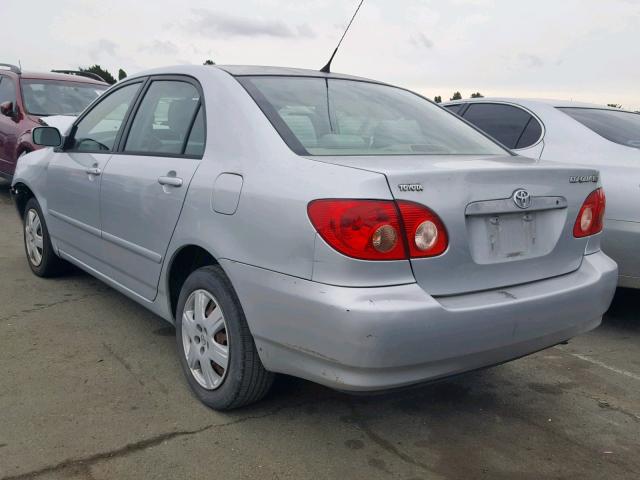 JTDBR32E160089692 - 2006 TOYOTA COROLLA CE SILVER photo 3