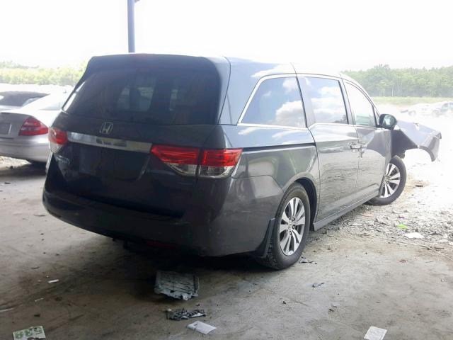 5FNRL5H43EB034459 - 2014 HONDA ODYSSEY EX GRAY photo 4