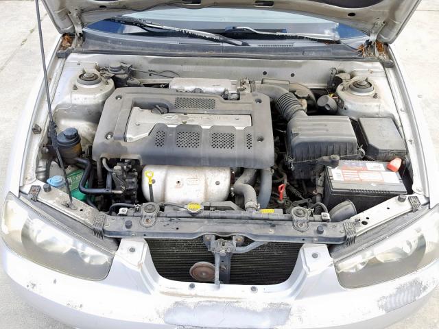 KMHDN45D41U170101 - 2001 HYUNDAI ELANTRA GL SILVER photo 7