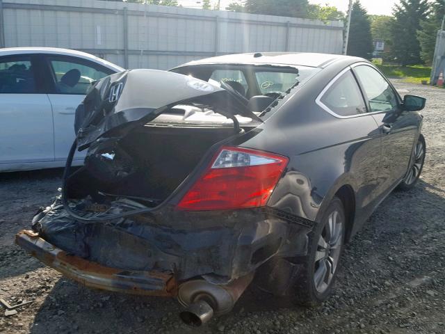 1HGCS12879A016253 - 2009 HONDA ACCORD EXL BLACK photo 4