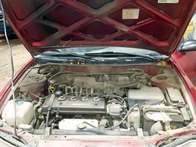 1Y1SK5265VZ448573 - 1997 GEO PRIZM BASE RED photo 7