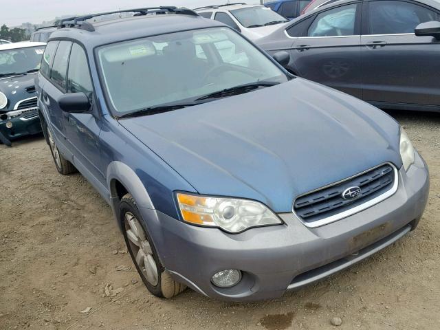 4S4BP61C867348074 - 2006 SUBARU LEGACY OUT BLUE photo 1