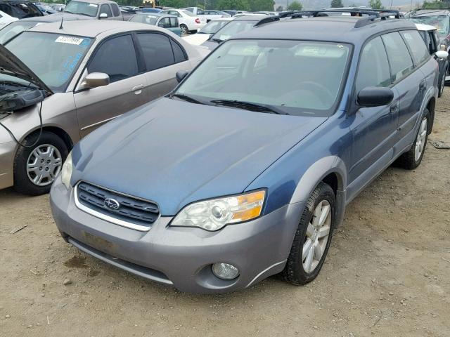 4S4BP61C867348074 - 2006 SUBARU LEGACY OUT BLUE photo 2