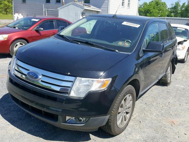 2FMDK48C78BA24156 - 2008 FORD EDGE SEL BLACK photo 2