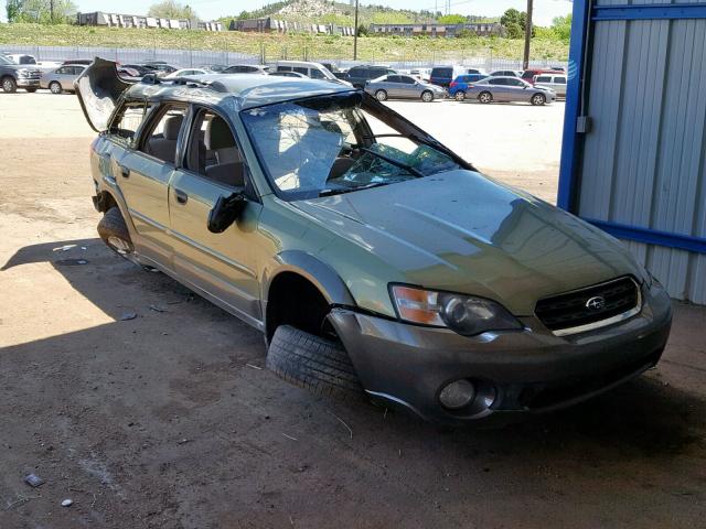 4S4BP61C557390880 - 2005 SUBARU LEGACY OUT GREEN photo 1