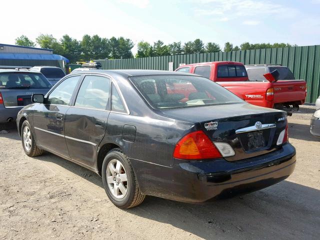 4T1BF28B92U213979 - 2002 TOYOTA AVALON XL BLACK photo 3