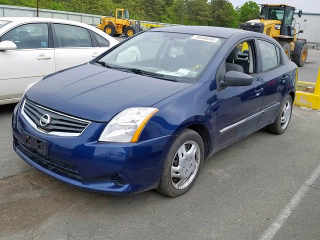 3N1AB6AP2AL673666 - 2010 NISSAN SENTRA 2.0 BLUE photo 2