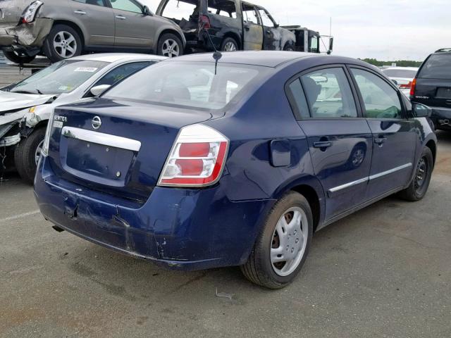 3N1AB6AP2AL673666 - 2010 NISSAN SENTRA 2.0 BLUE photo 4