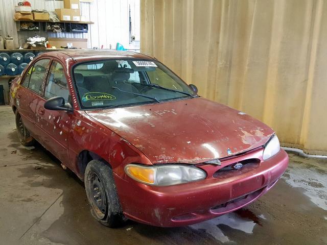 3FAFP13P51R230578 - 2001 FORD ESCORT RED photo 1