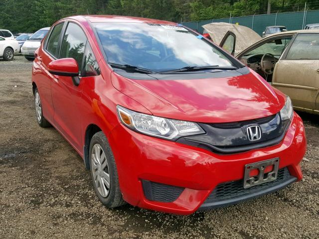 3HGGK5H53FM739991 - 2015 HONDA FIT LX RED photo 1