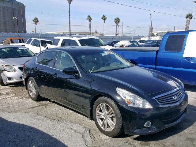 JN1CV6APXDM721974 - 2013 INFINITI G37 BASE BLACK photo 1