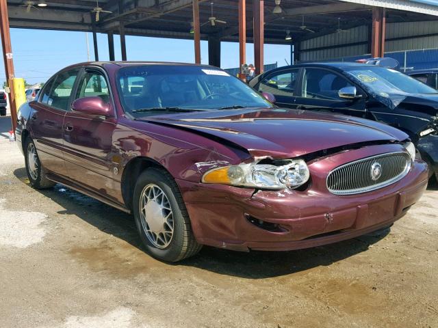 1G4HP52K444109534 - 2004 BUICK LESABRE CU BURGUNDY photo 1