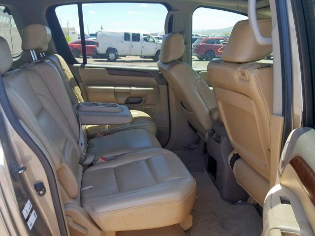 5N1AA08C08N633432 - 2008 NISSAN ARMADA SE BEIGE photo 6