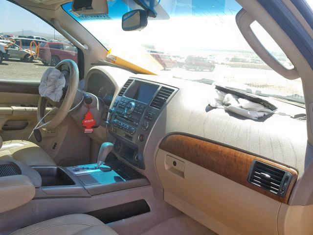 5N1AA08C08N633432 - 2008 NISSAN ARMADA SE BEIGE photo 9