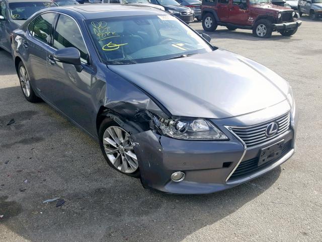 JTHBW1GG0D2028518 - 2013 LEXUS ES 300H GRAY photo 1