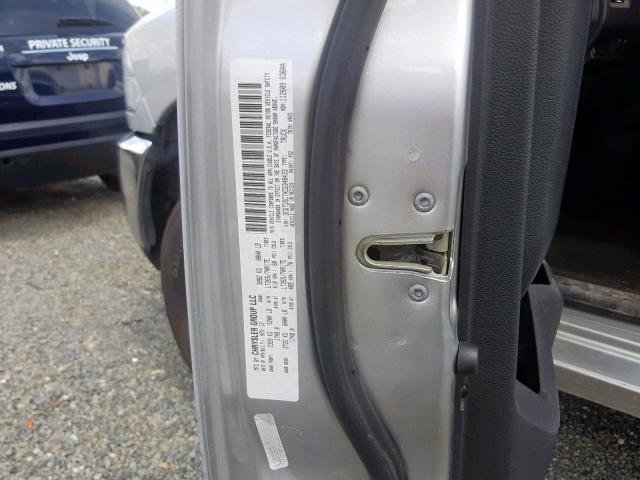 3C6TD5CTXCG348433 - 2012 DODGE RAM 2500 S ვერცხლისფერი ფოტო 10