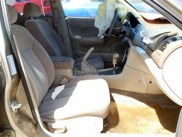 1YVGF22C515209233 - 2001 MAZDA 626 ES BEIGE photo 5