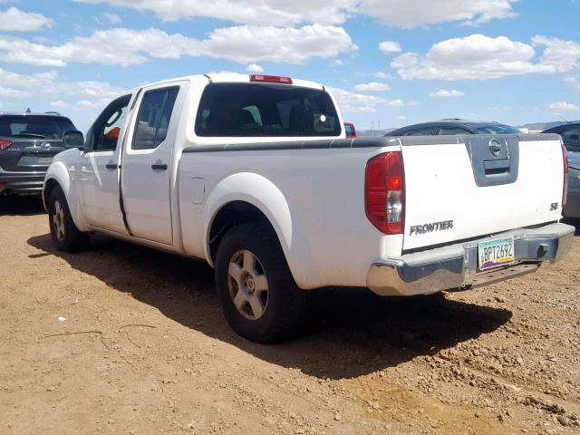 1N6AD09U58C420309 - 2008 NISSAN FRONTIER C WHITE photo 3