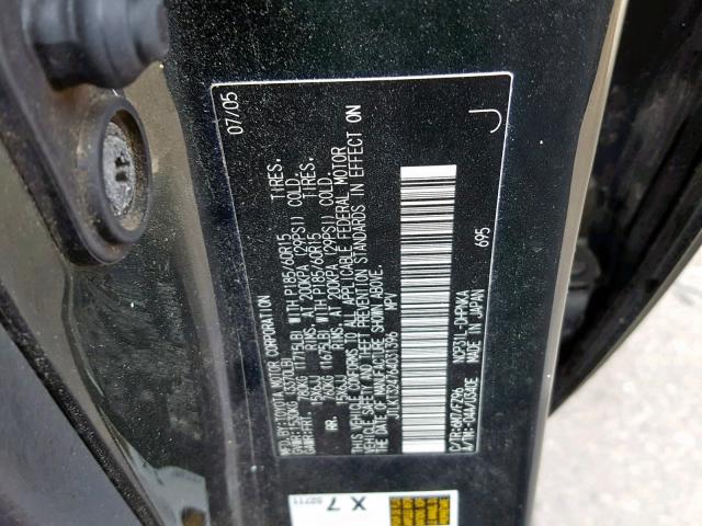 JTLKT324764031396 - 2006 TOYOTA SCION XB 绿色 照片 10