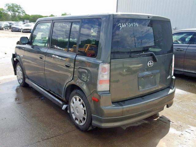 JTLKT324764031396 - 2006 TOYOTA SCION XB 绿色 照片 3