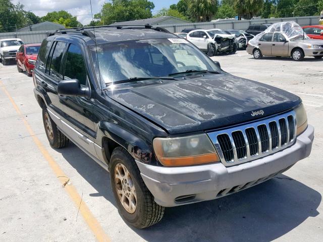 1J4G248S5YC293467 - 2000 JEEP GRAND CHER BLACK photo 1