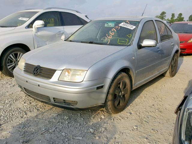 3VWSE69MX3M044492 - 2003 VOLKSWAGEN JETTA GLS SILVER photo 2